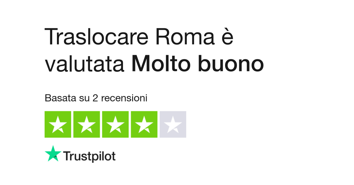 Traslocare Roma  Leggi le recensioni dei servizi di traslocareroma.com