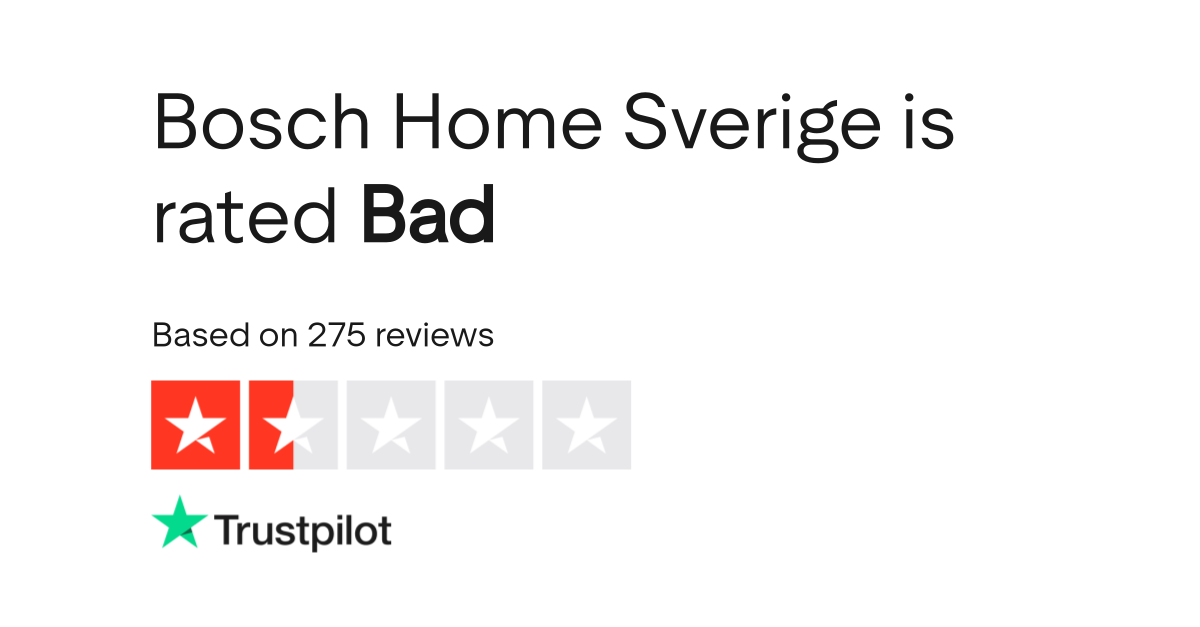 Bosch Home Reviews Read Customer Service Reviews Of Bosch Home Se