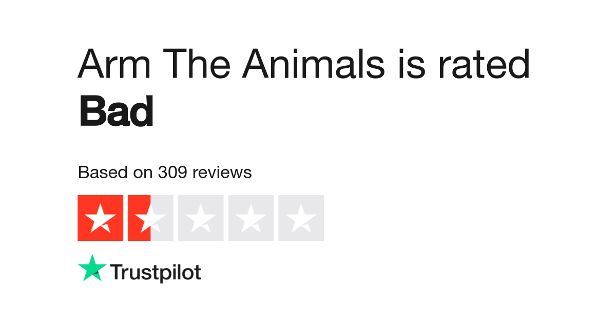 Arm The Animals Reviews Read Customer Service Reviews Of Armtheanimals Com