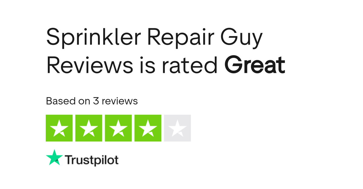 Sprinkler Repair Guy Reviews Reviews Read Customer Service Reviews of