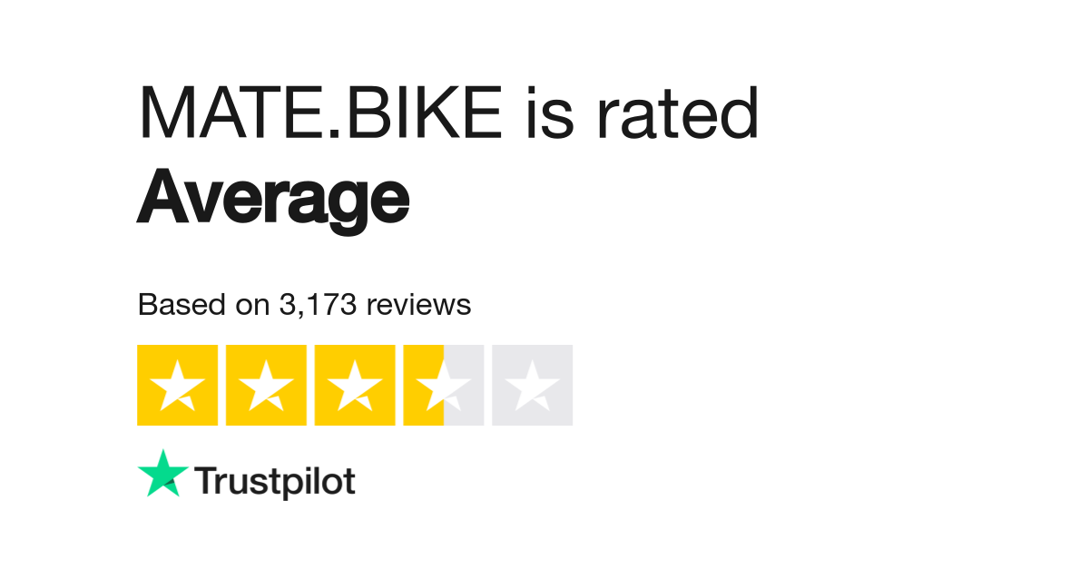 Trustpilot on sale mate bike