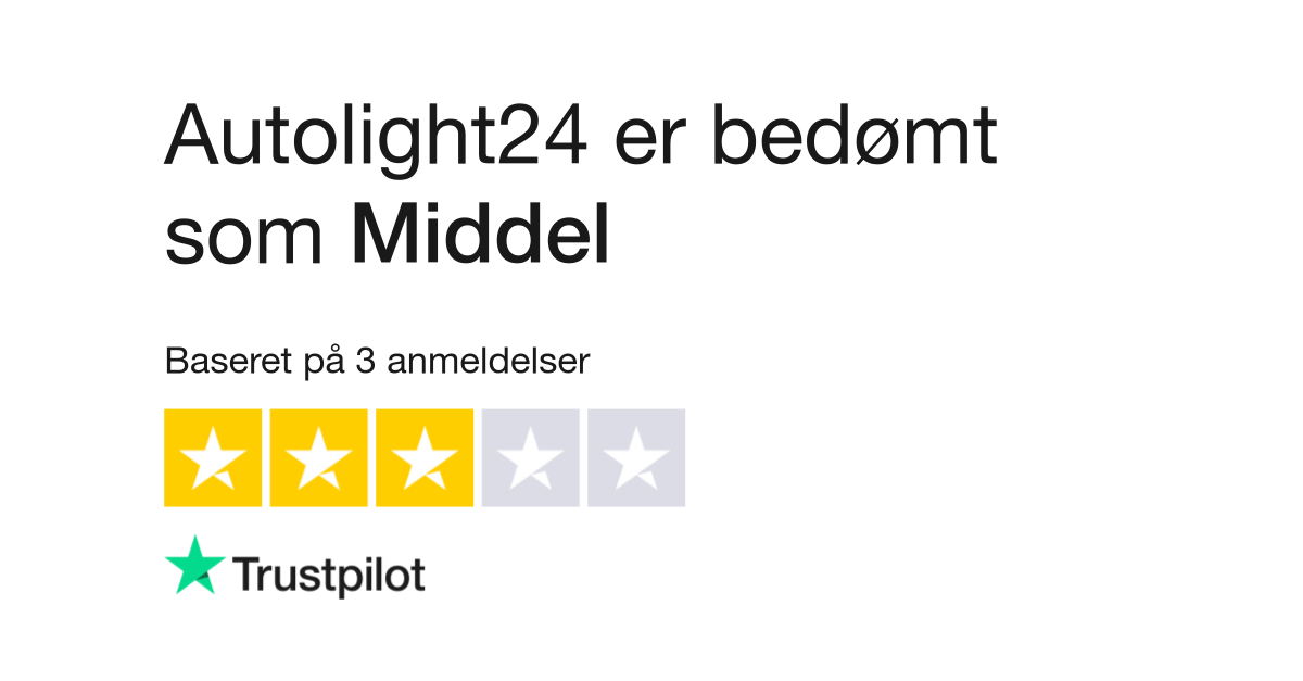 Anmeldelser af Autolight24  Læs kundernes anmeldelser af autolight24.de