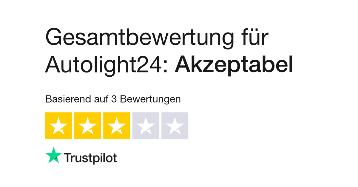 Bewertungen zu Autolight24  Lesen Sie Kundenbewertungen zu autolight24.de