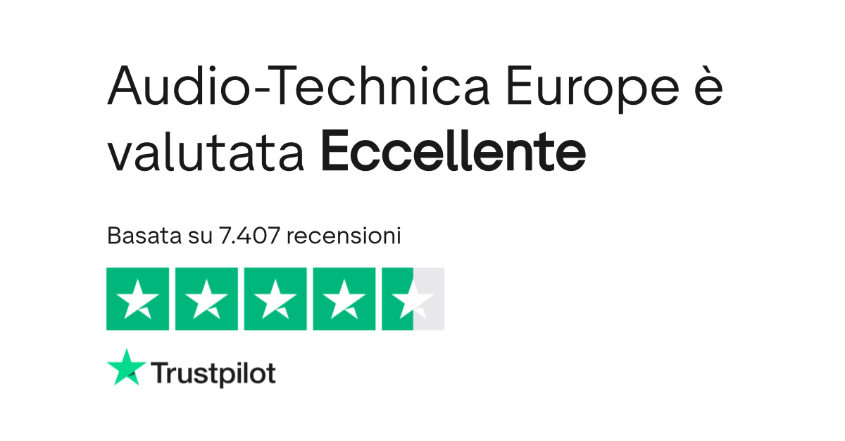 AudioTechnica Europe Leggi le recensioni dei servizi di audio