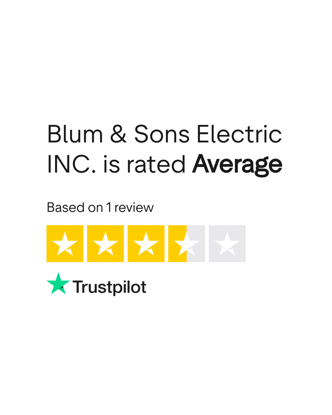 Blum & Sons Electric INC. Reviews Read Customer Service Reviews of