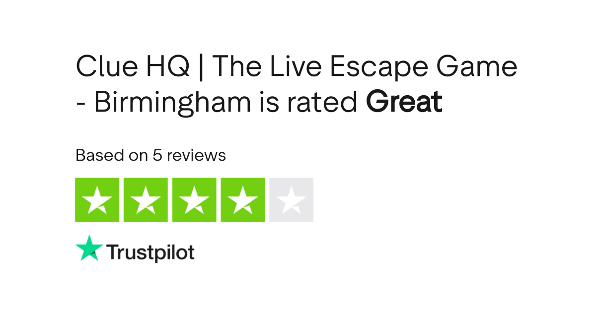 Clue HQ The Live Escape Game Birmingham Reviews Read Customer
