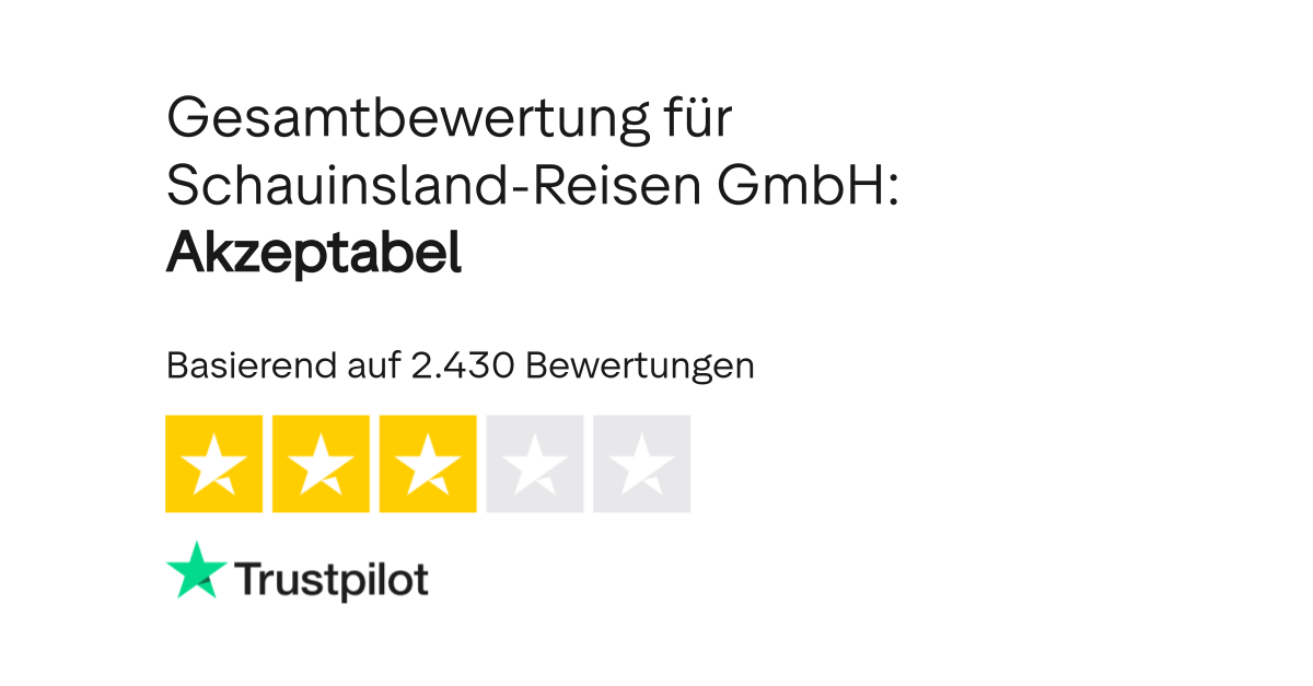 Bewertungen zu Schauinsland-Reisen GmbH | Lesen Sie Kundenbewertungen ...