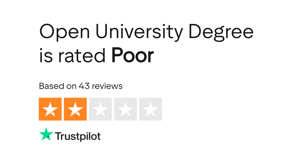 Open University Degree Reviews Read Customer Service Reviews of