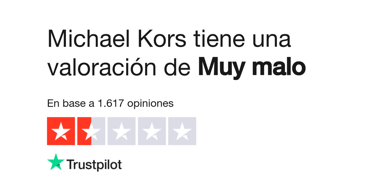 Opiniones sobre Michael Kors | Lee las opiniones sobre el servicio de  