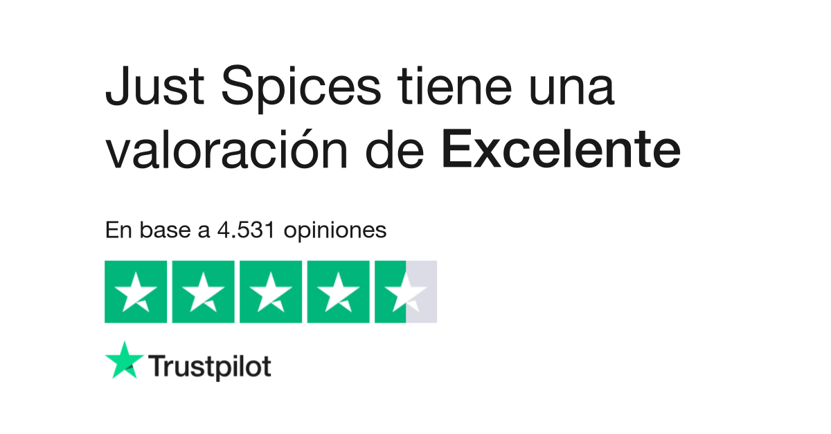 Opiniones sobre Just Spices  Lee las opiniones sobre el servicio de  justspices.es