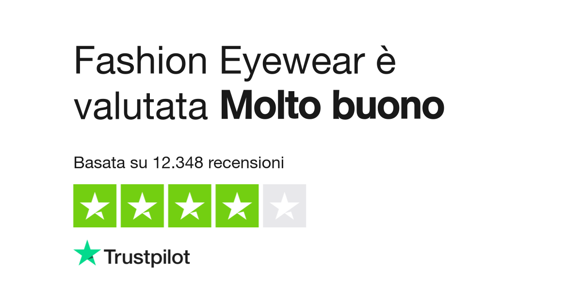 Trustpilot sales fashion eyewear