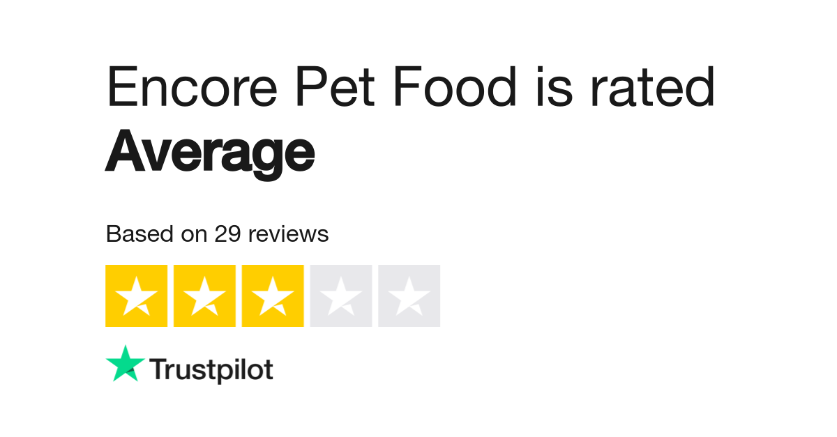 Encore dog food hot sale reviews