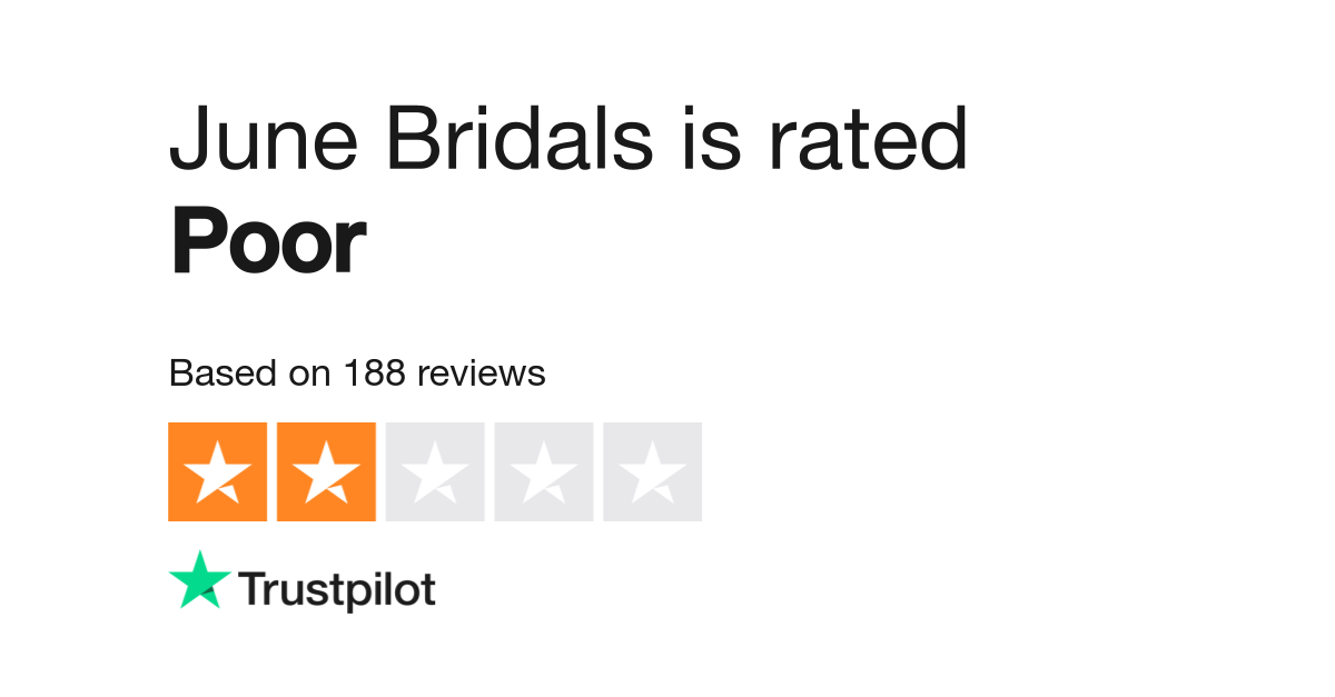 June bridals outlet review