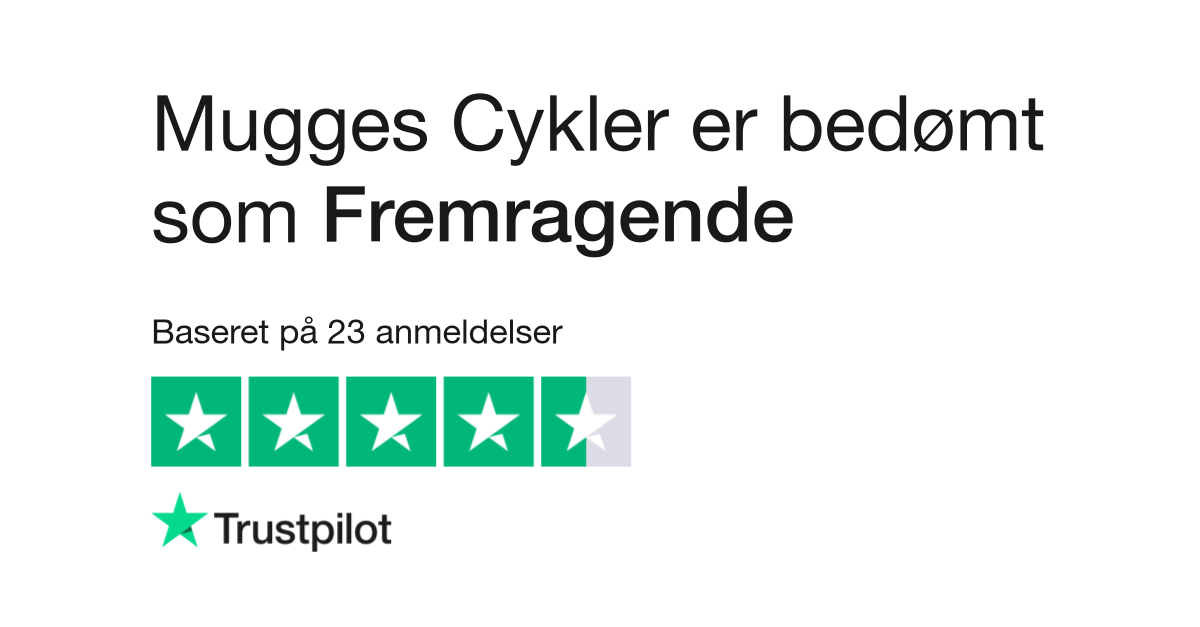 Anmeldelser Mugges Cykler | Læs anmeldelser af muggescykler.dk
