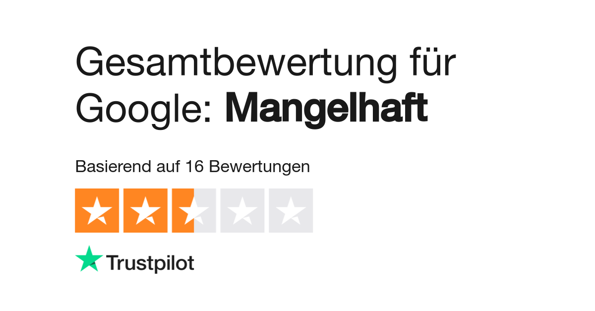 Bewertungen zu Google | Lesen Sie Kundenbewertungen zu ...