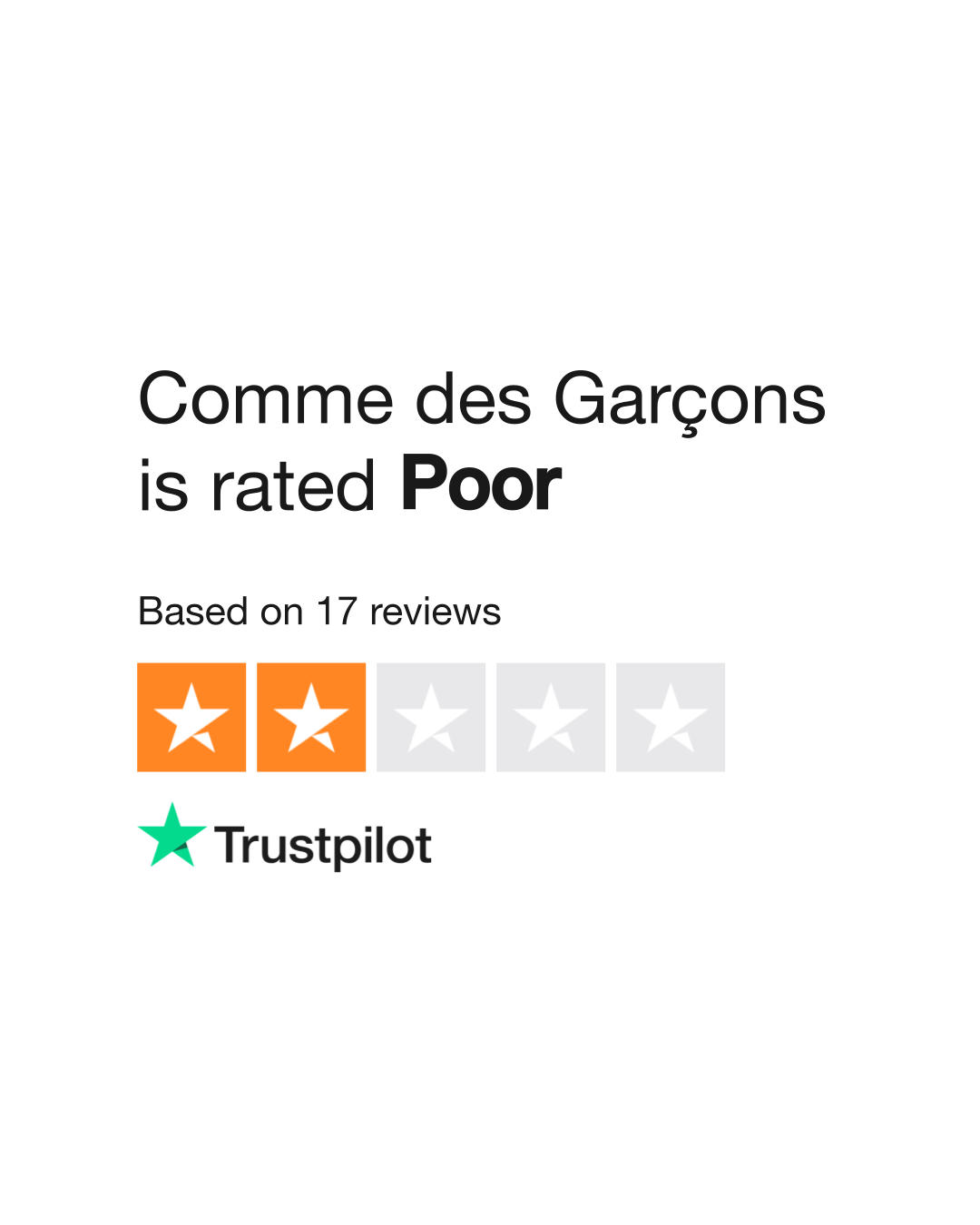 Comme des Garcons Reviews Read Customer Service Reviews of doverstreetmarket