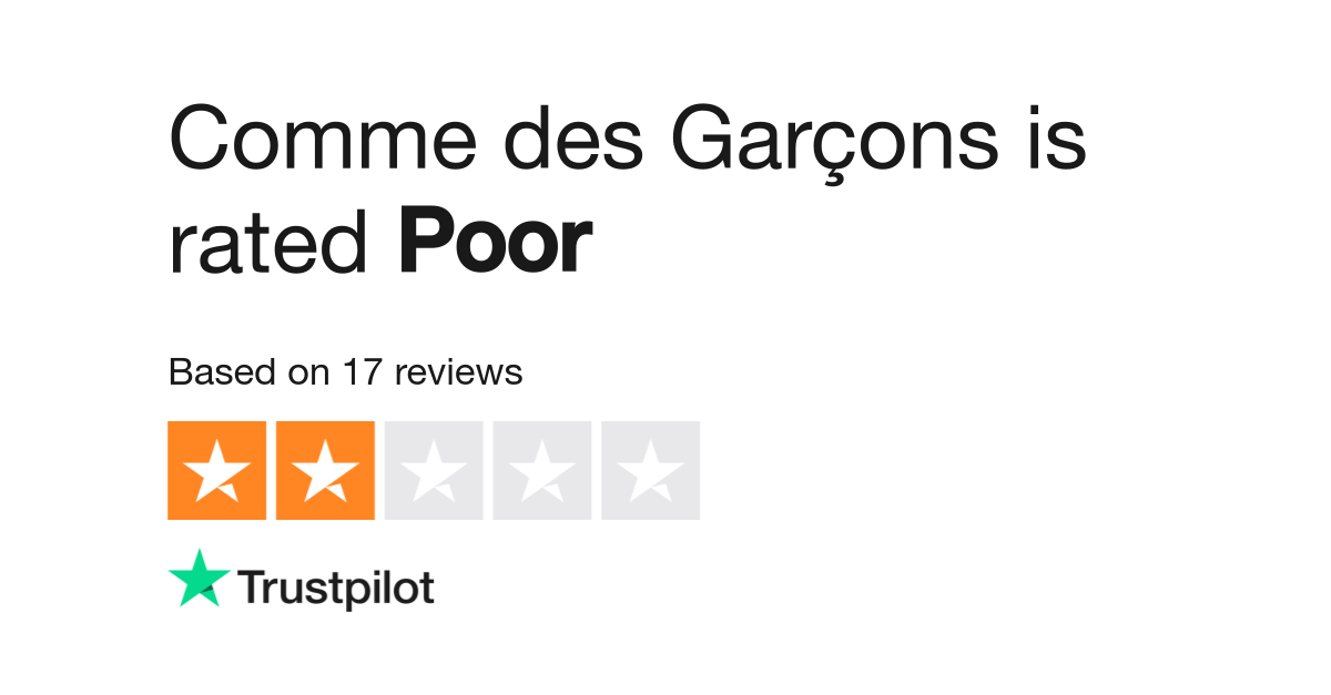 Comme des gar?ons madrid cheap reviews