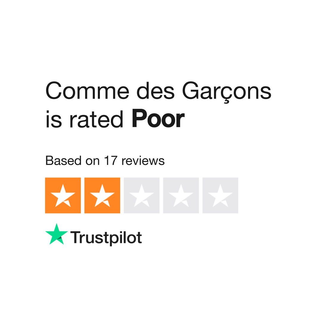 Comme des garcons on sale usa online shop opiniones