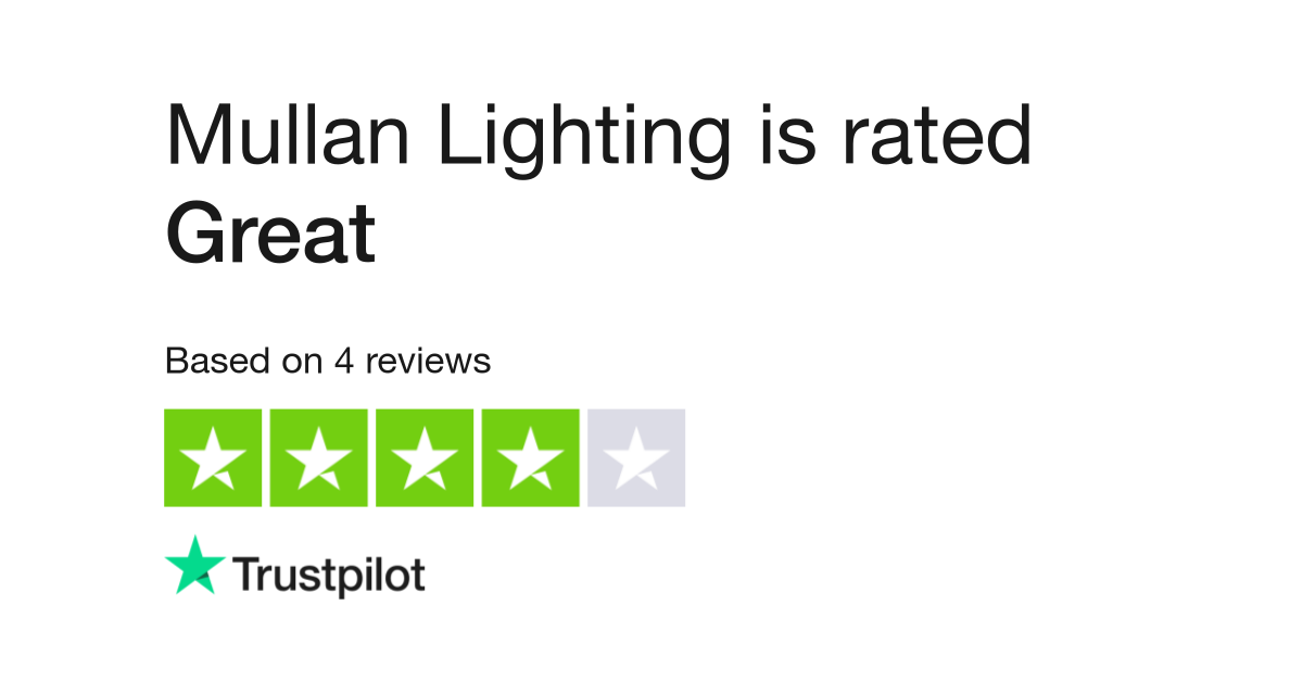 Mullan Lighting Reviews  Read Customer Service Reviews of  mullanlighting.com