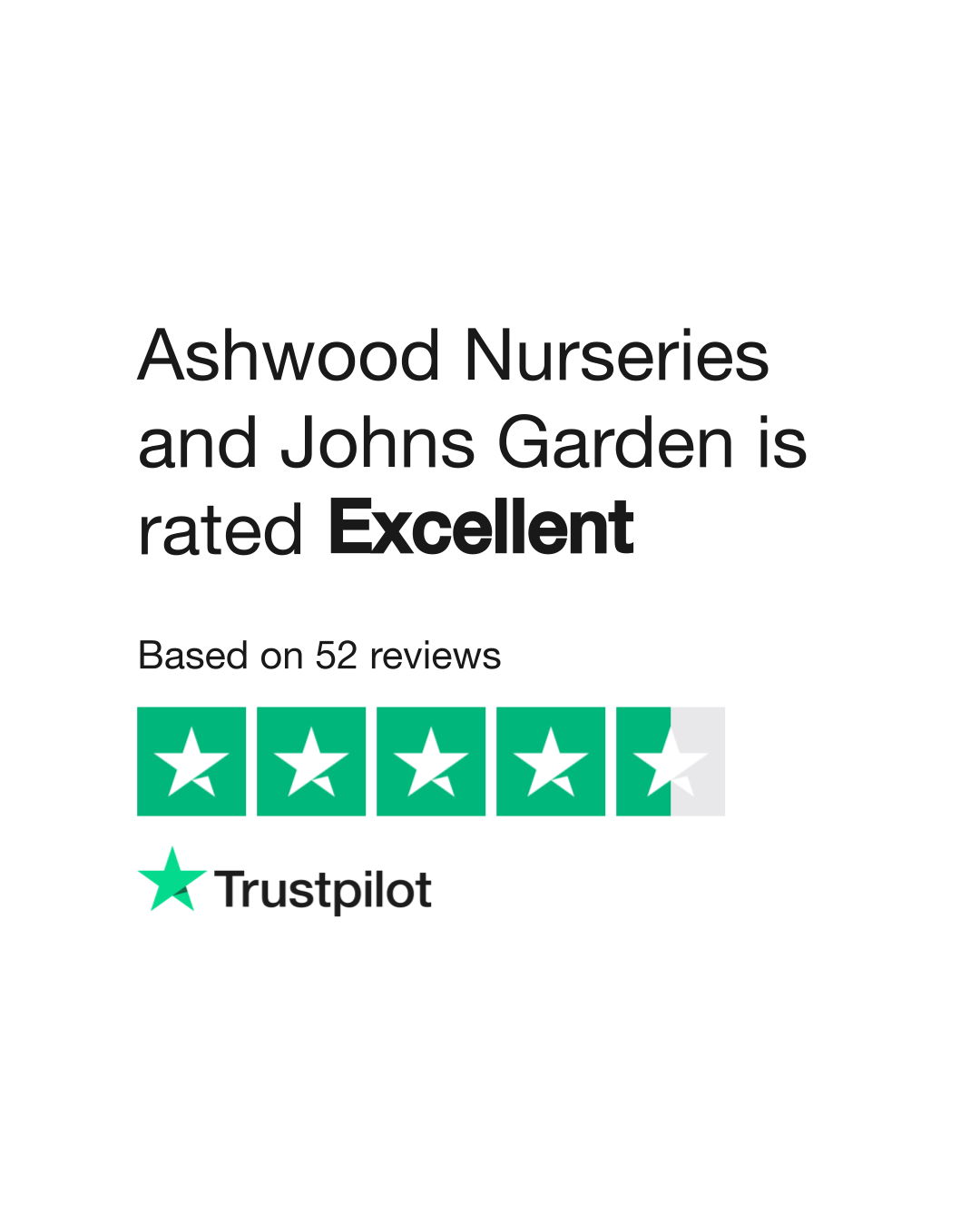 Ashwood Nurseries and Johns Garden Reviews | Read Customer