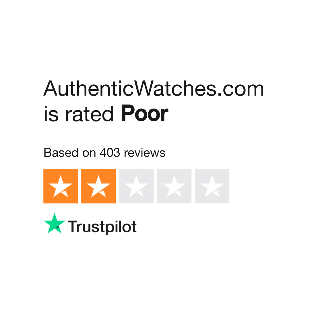 Read Customer Service Reviews of authenticwatches.com