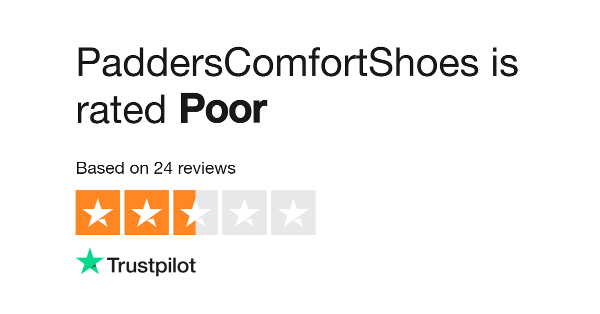 PaddersComfortShoes Reviews Read Customer Service Reviews of padders