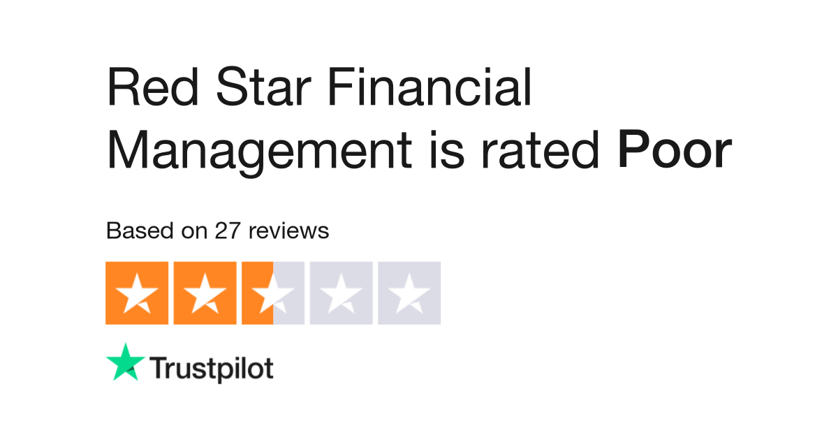 Red Star Financial Management Reviews Read Customer Service Reviews