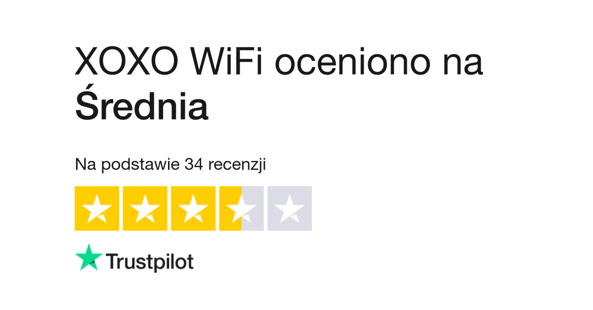 Xoxo 2025 wifi cennik