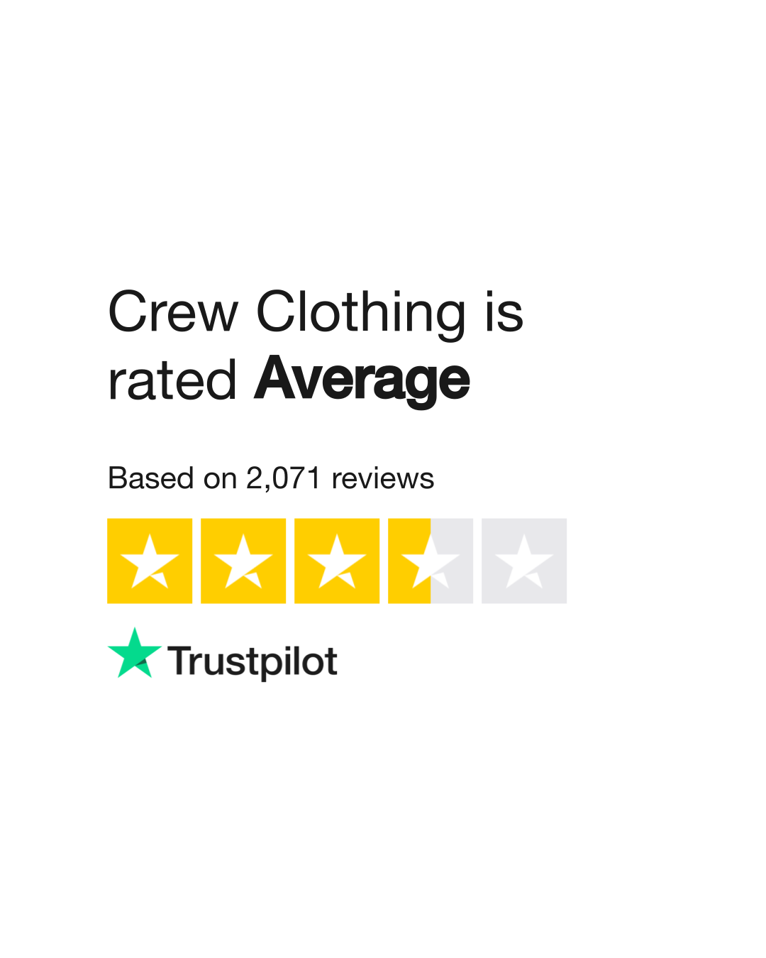 Crew street brand outlet reviews