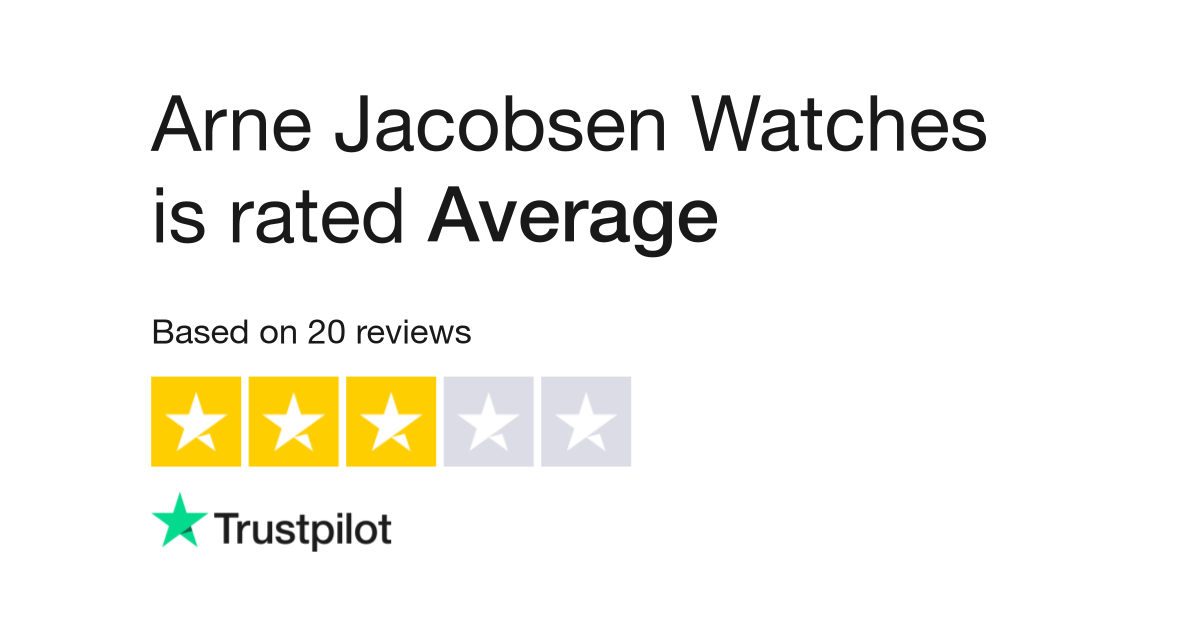 Arne Jacobsen Watches Reviews Read Customer Service Reviews of