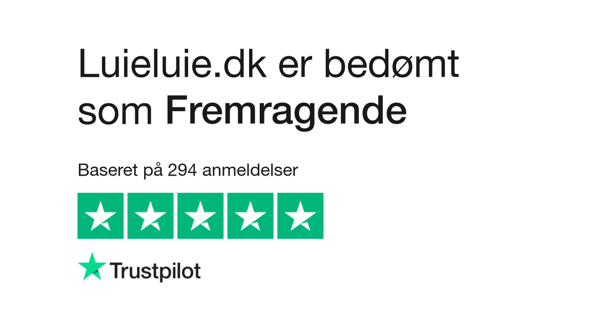 Anmeldelser af | Læs kundernes anmeldelser af luieluie.dk