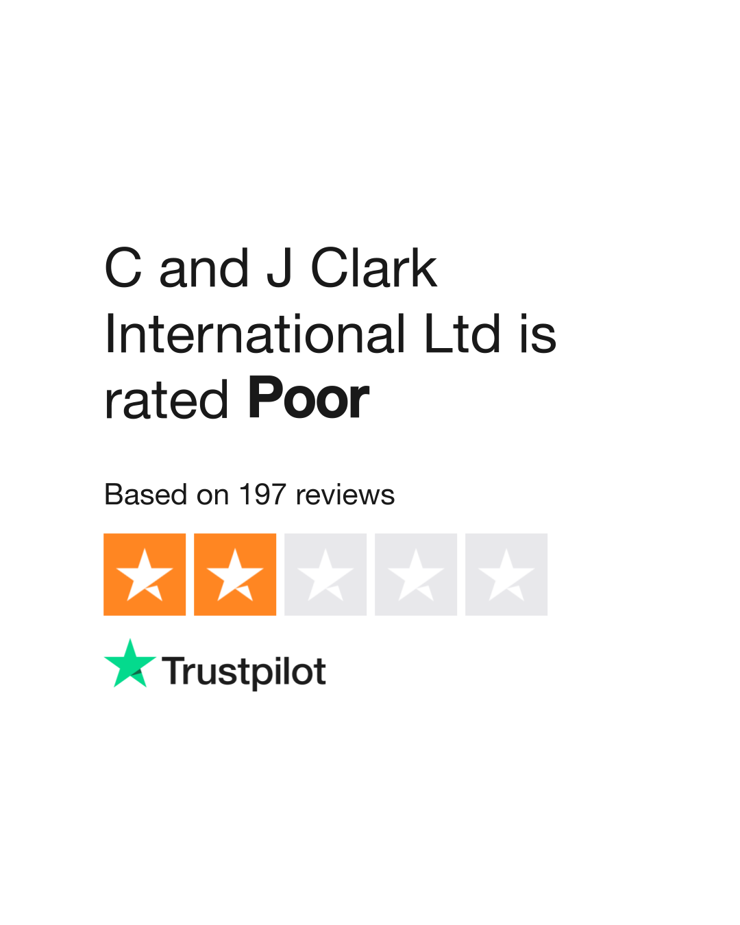 C & j clark sales international ltd