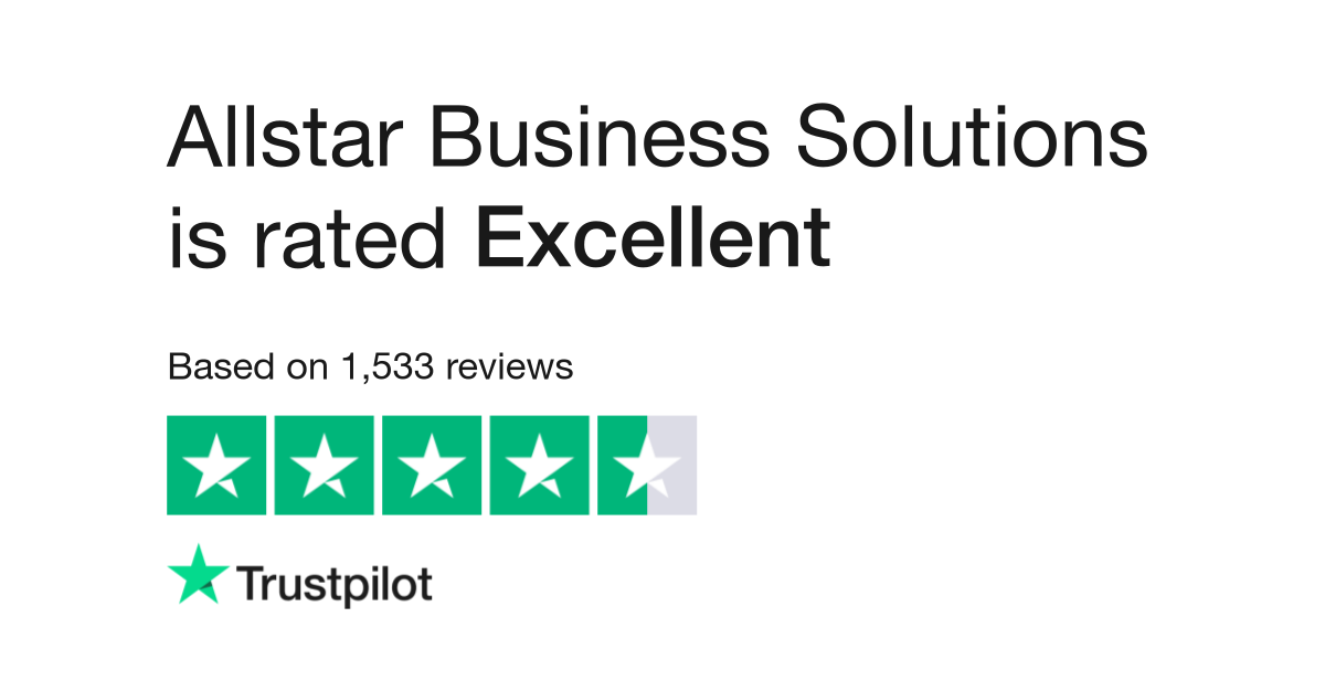 Allstar Business Solutions Reviews  Read Customer Service Reviews of  www.allstarcard.co.uk