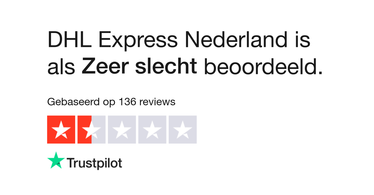 Afwezigheid College Vaardigheid DHL Express Nederland reviews | Bekijk consumentenreviews over dhlexpress.nl