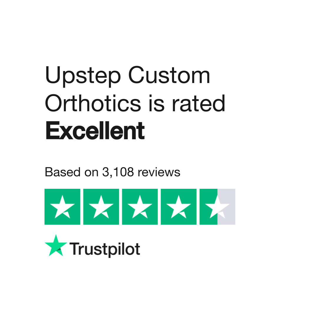 Upstep #1 USA Rated, Custom Made Insole Orthotics