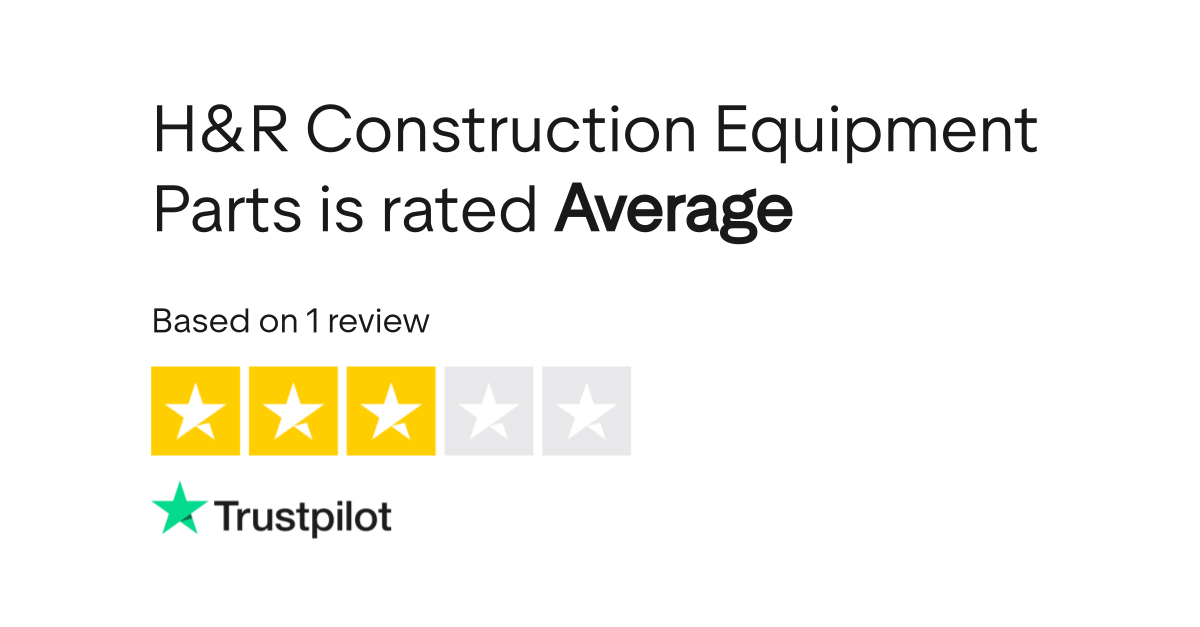 H&R Construction Equipment Parts Buffalo Reviews Read Customer