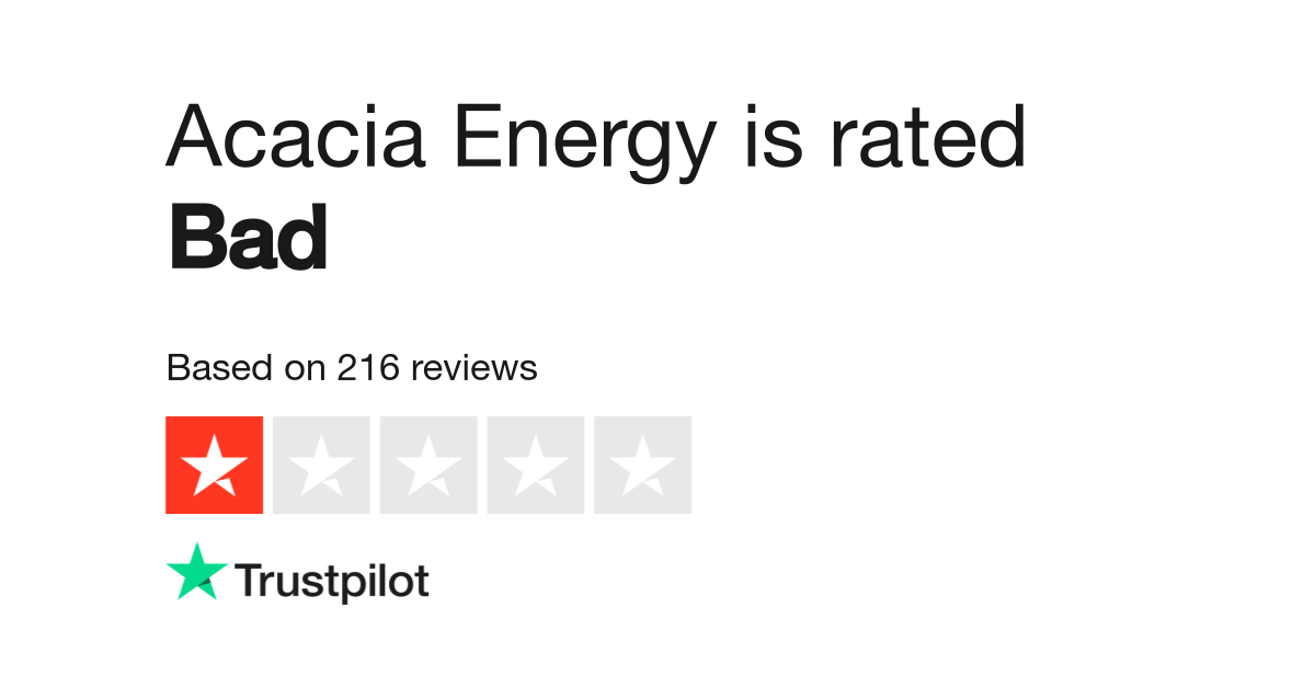 Acacia Energy Customer Reviews