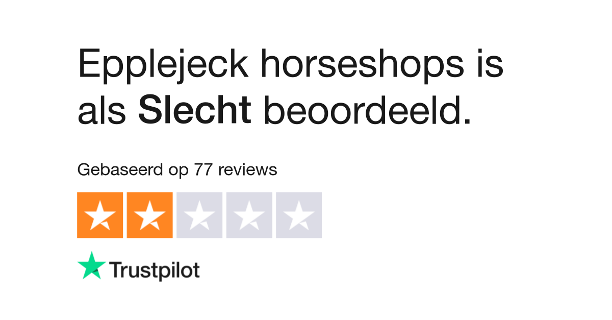 Vertolking essence Lijkt op Epplejeck horseshops reviews | Bekijk consumentenreviews over ej.nl