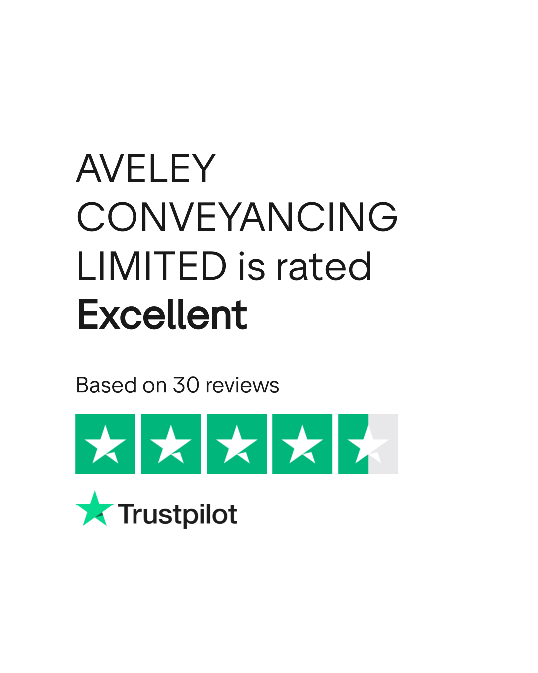AVELEY CONVEYANCING LIMITED Reviews Read Customer Service Reviews of