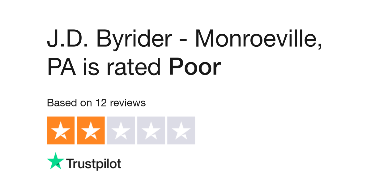 J.D. Byrider Monroeville PA Reviews Read Customer Service