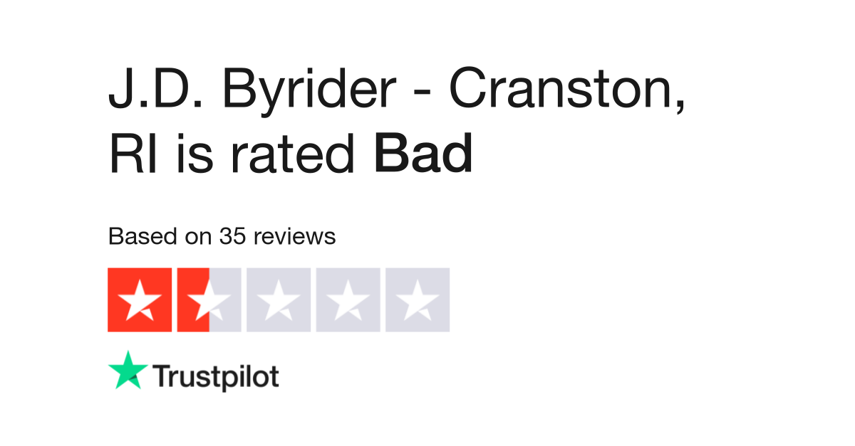 J.D. Byrider Cranston RI Reviews Read Customer Service