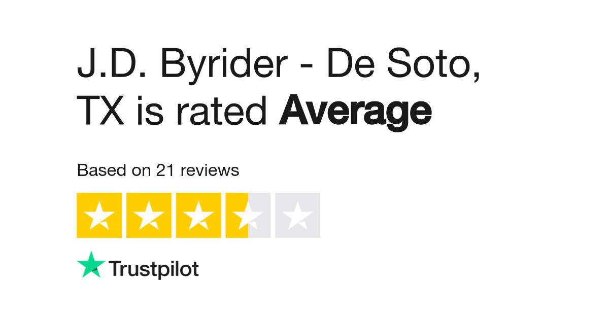 j d byrider de soto tx reviews read customer service reviews of www jdbyrider com buy here pay here dallas desoto texas tx118 trustpilot