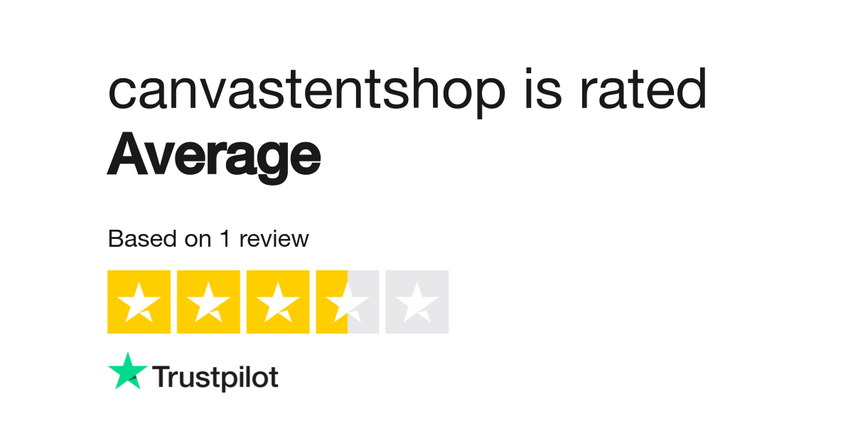 canvastentshop Reviews Read Customer Service Reviews of www nvastentshop