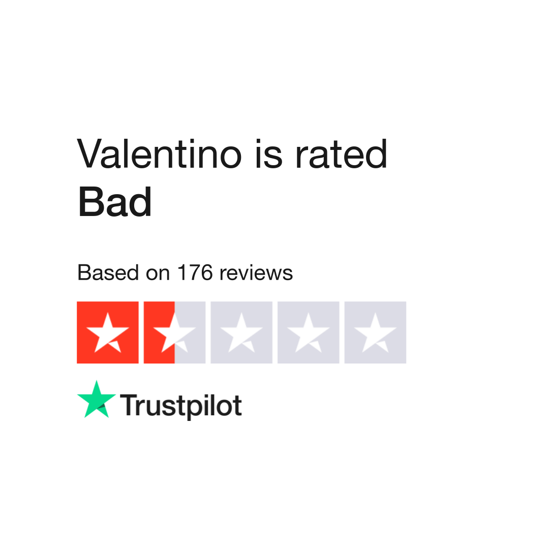 stille Pak at lægge pensum Valentino Reviews | Read Customer Service Reviews of valentino.com