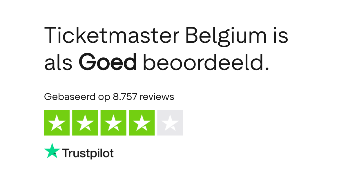 Ticketmaster Belgium Reviews Lees Klantreviews Over Www Ticketmaster Be