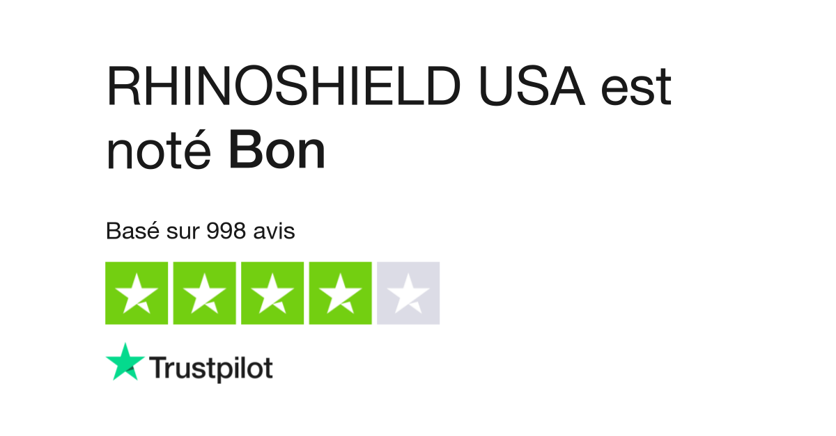 Avis de RHINOSHIELD USA | Lisez les avis marchands de  |  6 sur 12