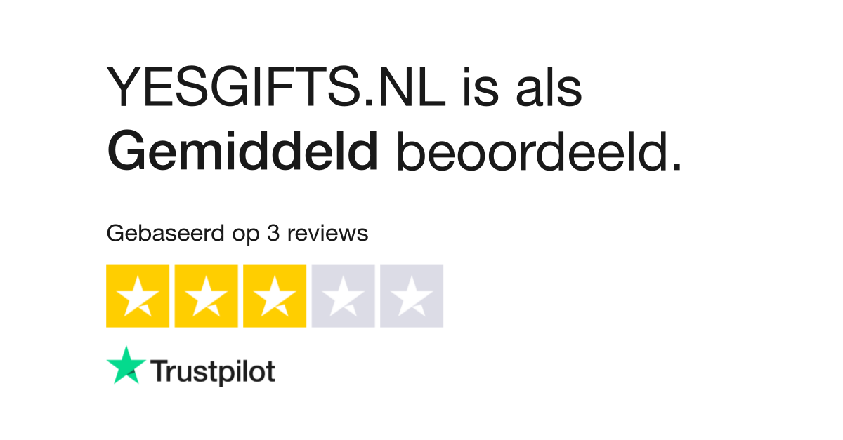 YESGIFTS.NL reviews Bekijk consumentenreviews over yesgifts.nl