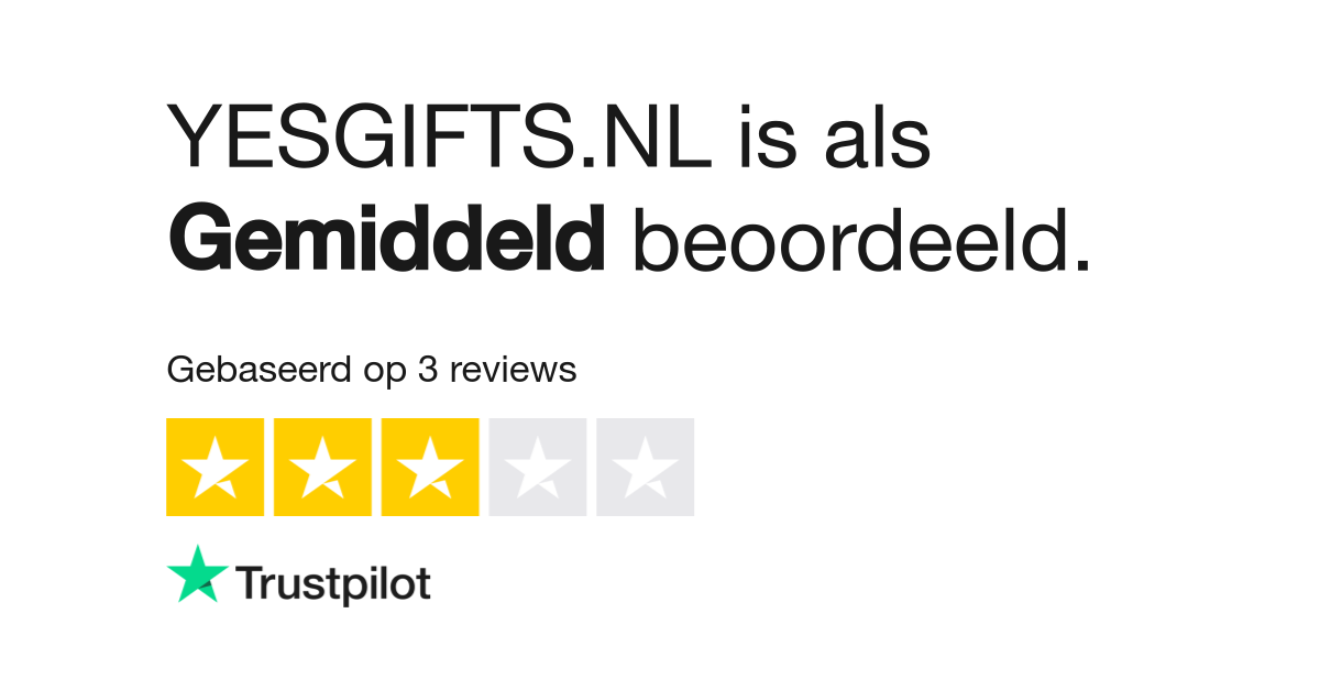 YESGIFTS.NL reviews Bekijk consumentenreviews over yesgifts.nl