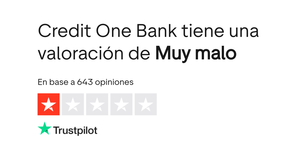 Opiniones De Credit One Bank Lee Opiniones Sobre El Servicio De