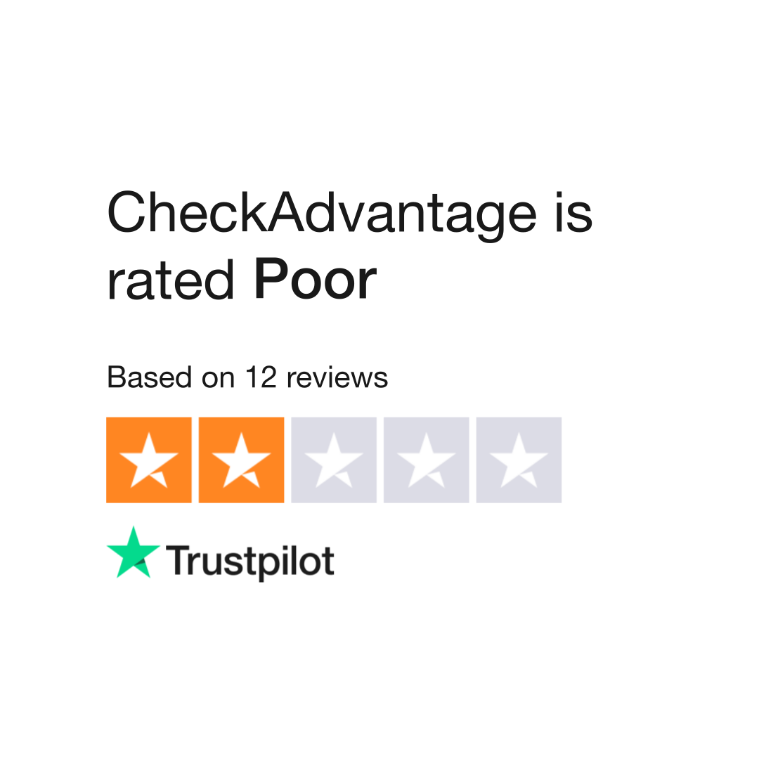 Read Customer Service Reviews of checkadvantage.com